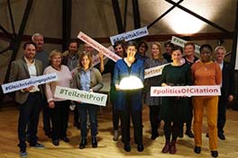 Aktion für Chancengleichheit im Kuppelraum der Universität Bern